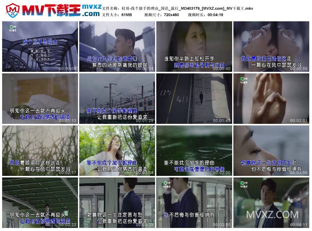 柱哥-找个放手的理由_国语_流行_MD403179